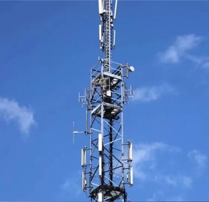 برج هوائي أحادي Q235B Q345B Q420 للإذاعة