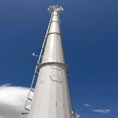 Q235B Q345B Polygon Telecom Telescoping Antenna Mast