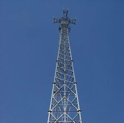 138kv HDG Telescopic Antenna Mast لخدمة المرافق