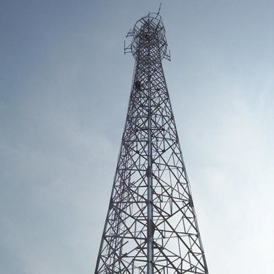 ASTM A123 المجلفن شعرية أنبوبي زاوية الصلب برج الاتصالات