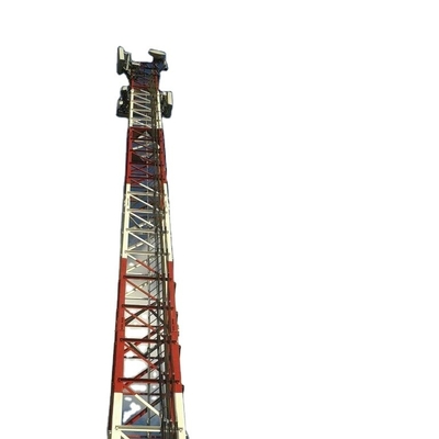 المجلفن الزاوي 60 م الصلب شعرية برج الاتصالات Sst 33KV