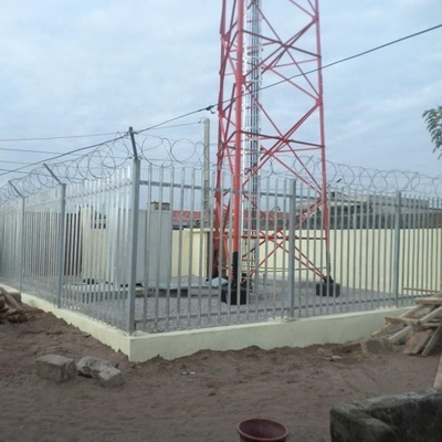 المجلفن الزاوي 60 م الصلب شعرية برج الاتصالات Sst 33KV