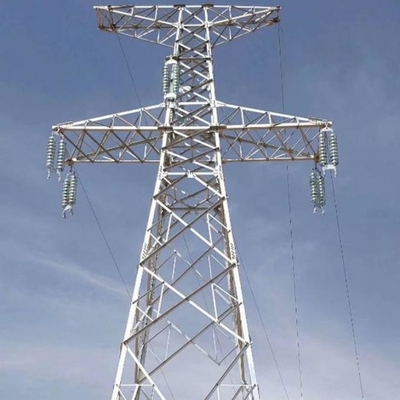Q355B برج خط نقل الصلب الطاقة الكهربائية المجلفنة
