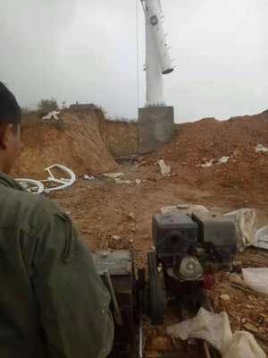 برج راديو هوائي ميكروويف أحادي القطب من الصلب المجلفن Q345