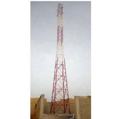 برج الاتصالات السلكية واللاسلكية RDS RDU مع الأقواس وسياج الحاجز